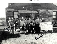 Bruce Dorrough; Becky Dorrough; Julia (Judy) Kish Dorrough; David Dorrough; Dan Dorrough; Martha, Arcie, James Williams; Medway Baptist Church